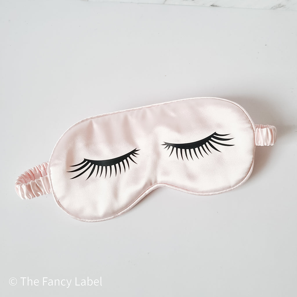 pink eyelashes eye mask