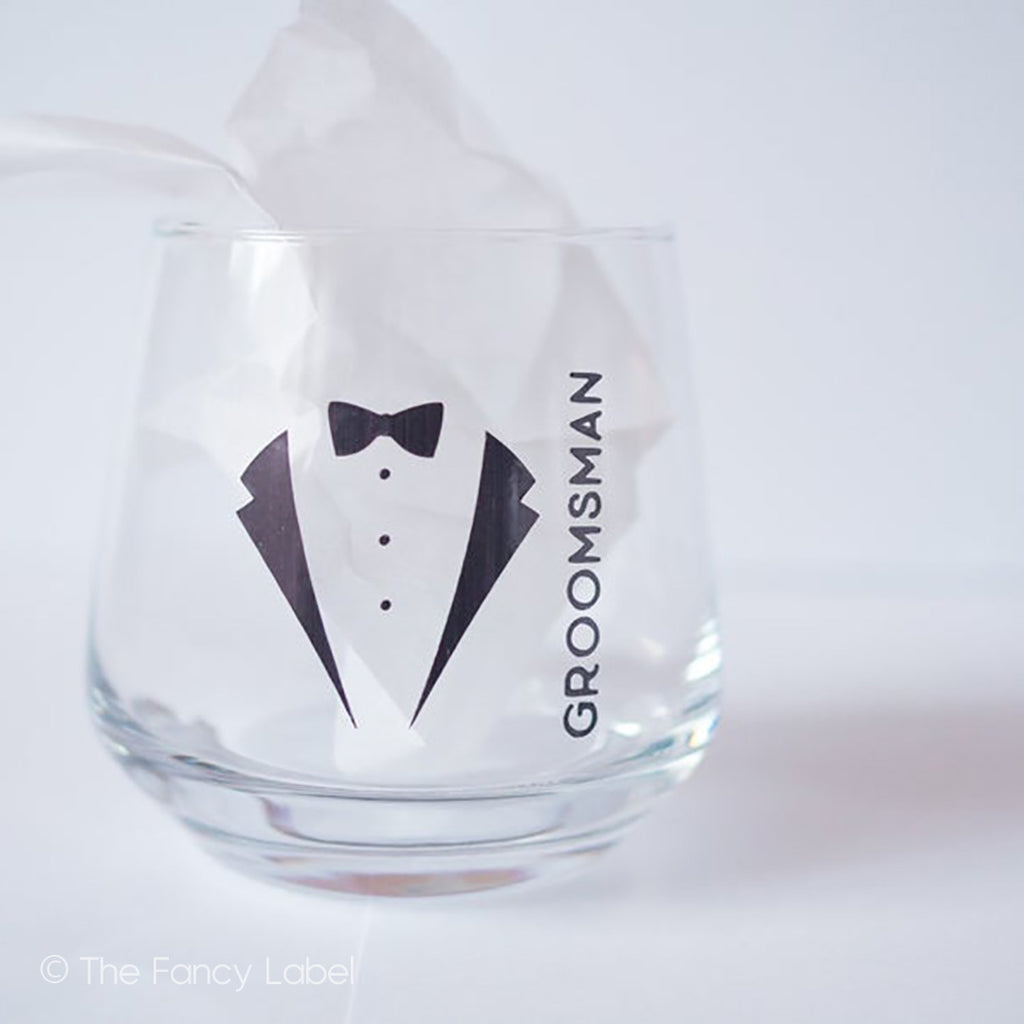 Personalised Groomsmen Glasses for Wedding Favours, Best man, Groom, Father of the bride, father of the groom, bridal glasses