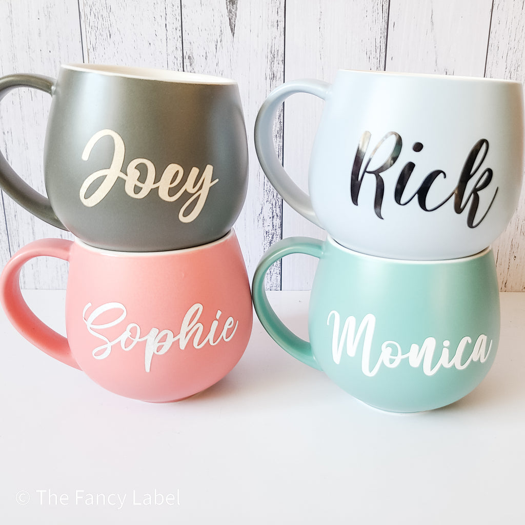 personalised hug mugs grey cloud blue teal pink